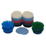 Bissell Commercial Caddy Clean Kit, 10 Mixed Abrasive Pads (2 each, Blue, Green and Microfiber)